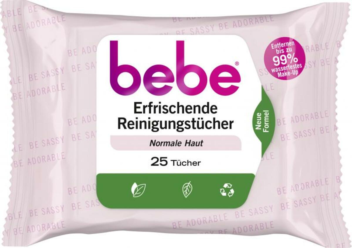 Bild 1 von Bebe Erfrischende Reinigungstücher Normale Haut