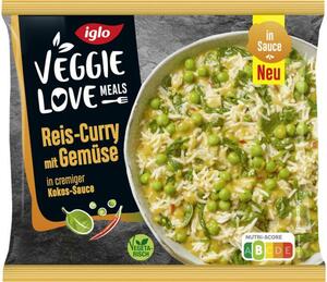 Iglo Veggie Love Meals Reis-Curry mit Gemüse