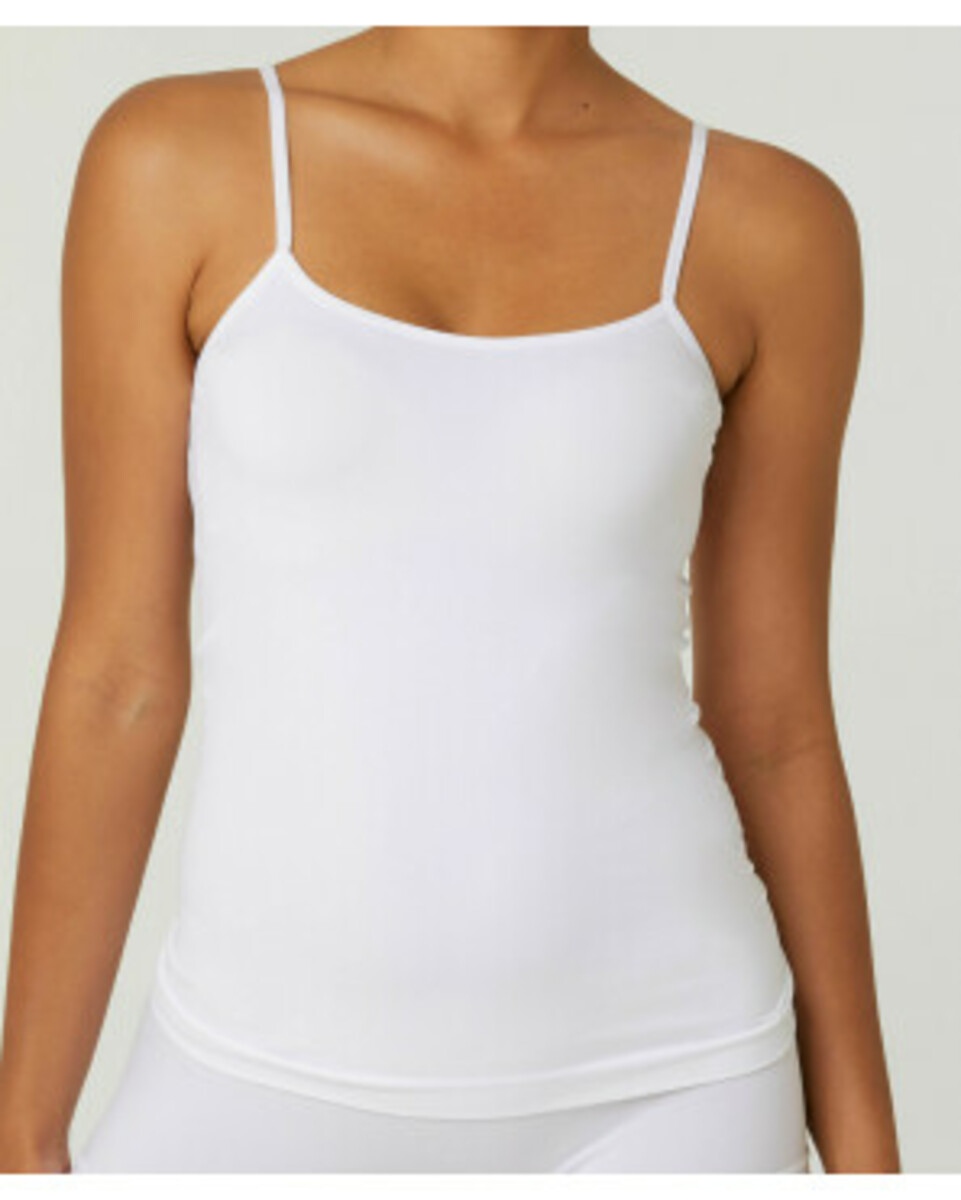 Bild 1 von Elastisches Spaghettitop
       
      Ergee, Rundhalsausschnitt
     
      weiß