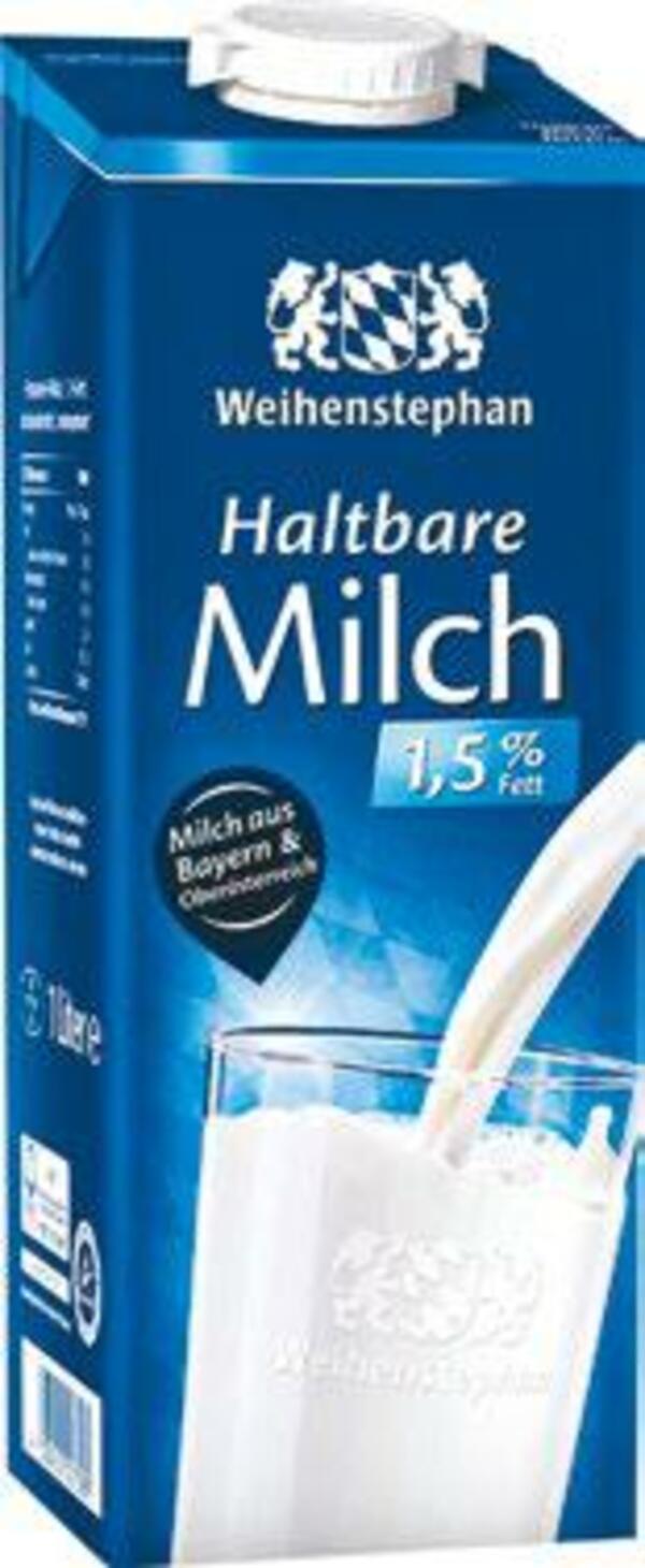 Bild 1 von Weihenstephan H-Milch 1,5 % Fett