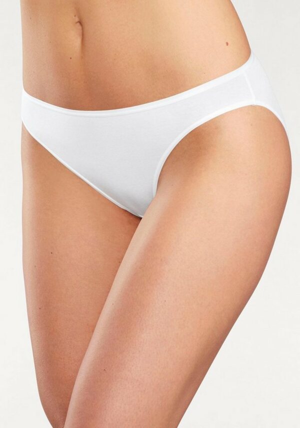 Bild 1 von LASCANA Bikinislip (Packung, 3-St) aus hochwertiger Modal-Qualität, Weiß