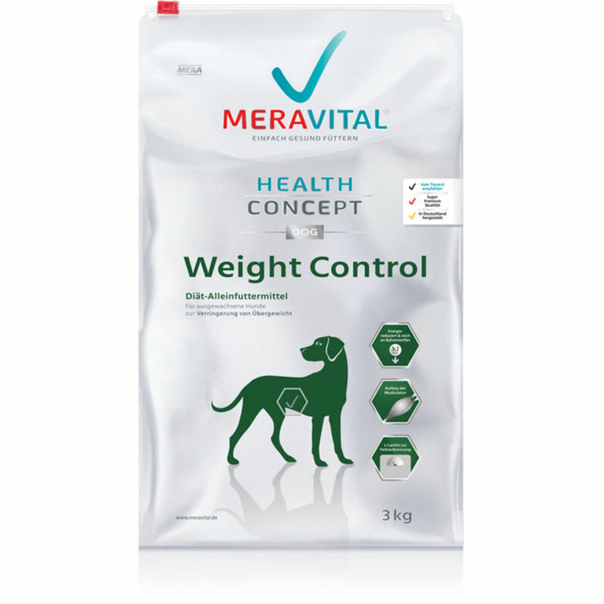 Bild 1 von mera Diät-Alleinfuttermittel Weight Control (3kg)