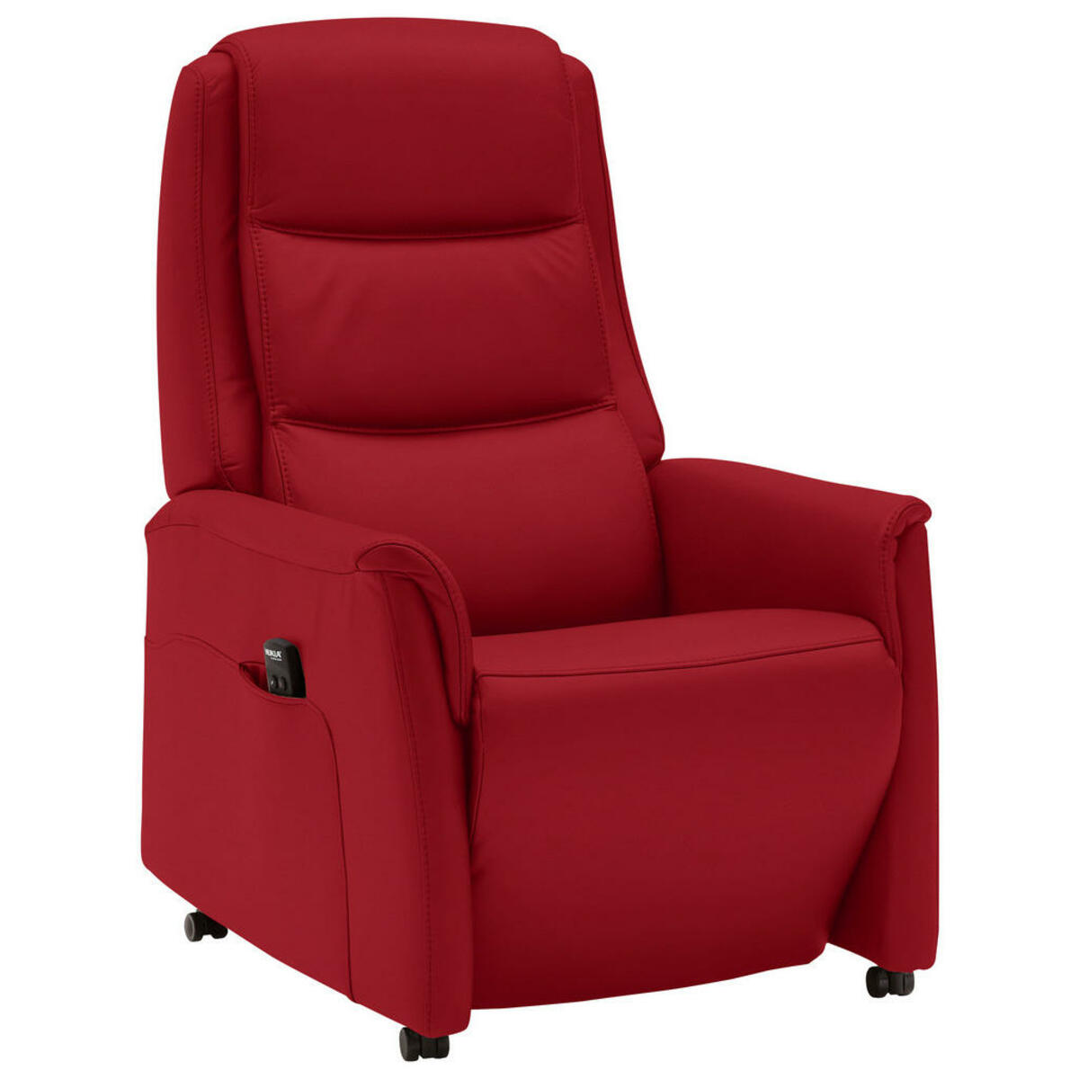 Bild 1 von Livetastic Fernsehsessel Valdera, Rot, Leder, Echtleder, Semi-Anilinleder, 70x107x88 cm, Goldenes M, Lederauswahl, Stoffauswahl, Relaxfunktion, Netzbetrieb, Aufstehhilfe, Wohnzimmer, Sessel, Fernsehs
