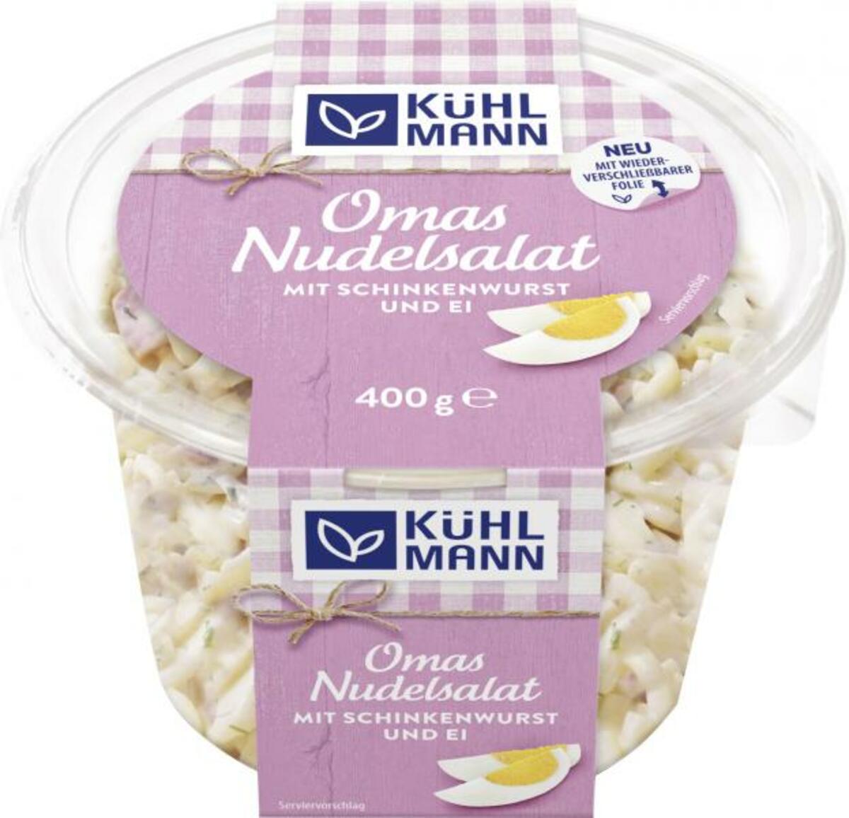 Bild 1 von Kühlmann Omas Nudelsalat mit Schinkenwurst und Ei