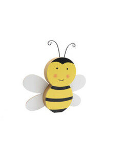 Süße Deko-Biene
       
      ca. 19 x 20 cm
     
      gelb