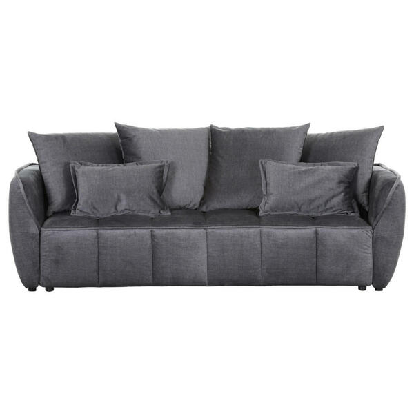 Bild 1 von Carryhome Schlafsofa, Dunkelgrau, Textil, 2-Sitzer, Füllung: Schaumstoff, 250x70x118 cm, Liegefunktion, Schlafen auf Sitzhöhe, Rücken echt, Kinder- & Jugendzimmer, Jugendmöbel, Jugendsofas