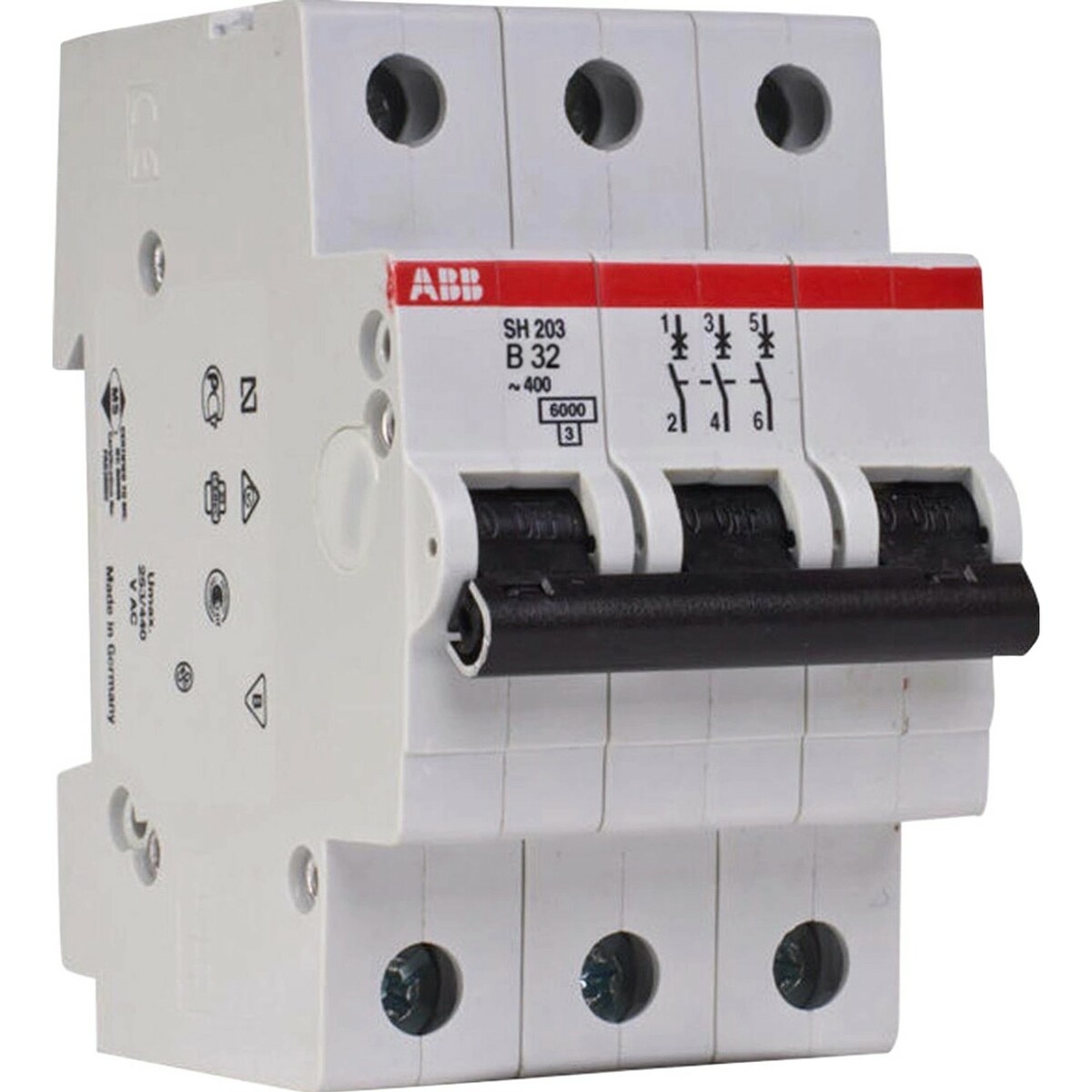 Bild 1 von ABB Leitungsschutzschalter 3-polig B 32 A