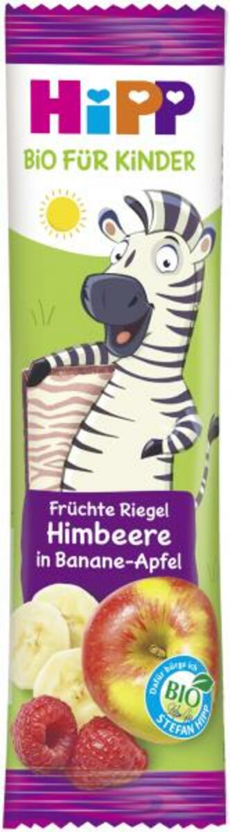 Bild 1 von Hipp Früchte Riegel Himbeere in Banane-Apfel