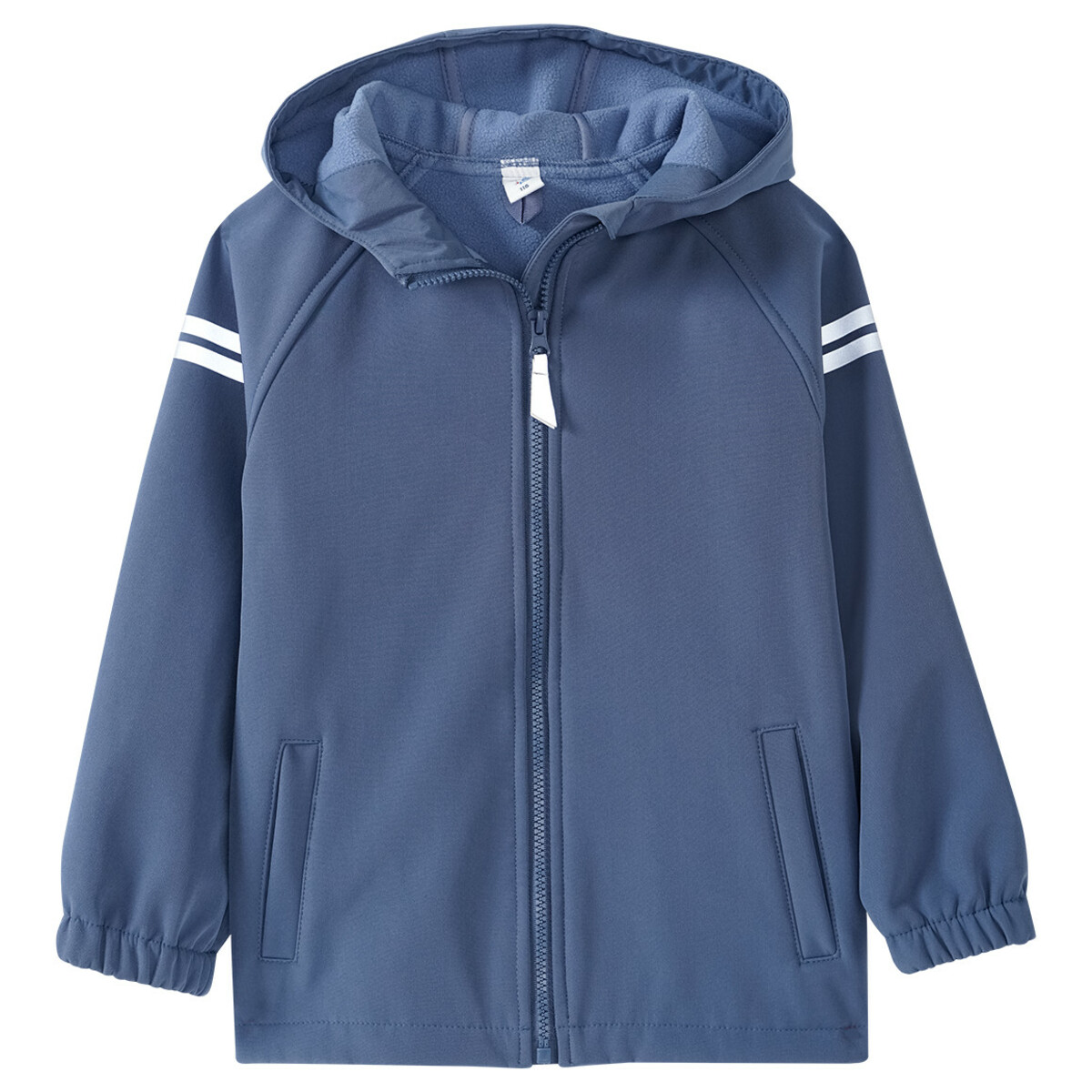 Bild 1 von Kinder Softshelljacke mit Kapuze BLAU