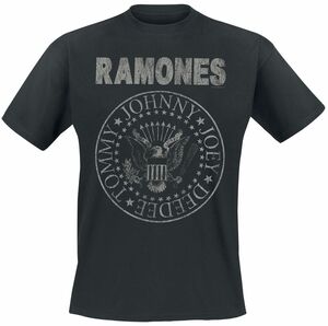 Ramones T-Shirt - Hey Ho Let's Go - Vintage - S bis 5XL - für Männer - Größe 3XL - schwarz  - Lizenziertes Merchandise!