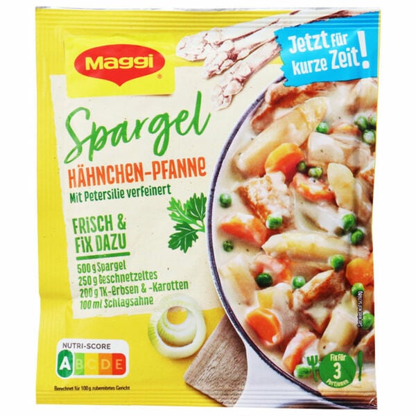 Bild 1 von Maggi 3 x Spargel Hähnchen-Pfanne