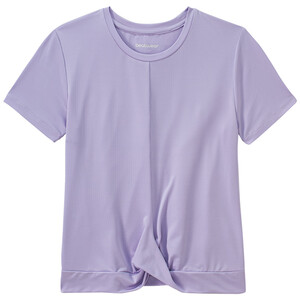 Mädchen Sport-T-Shirt mit Knotendetail FLIEDER