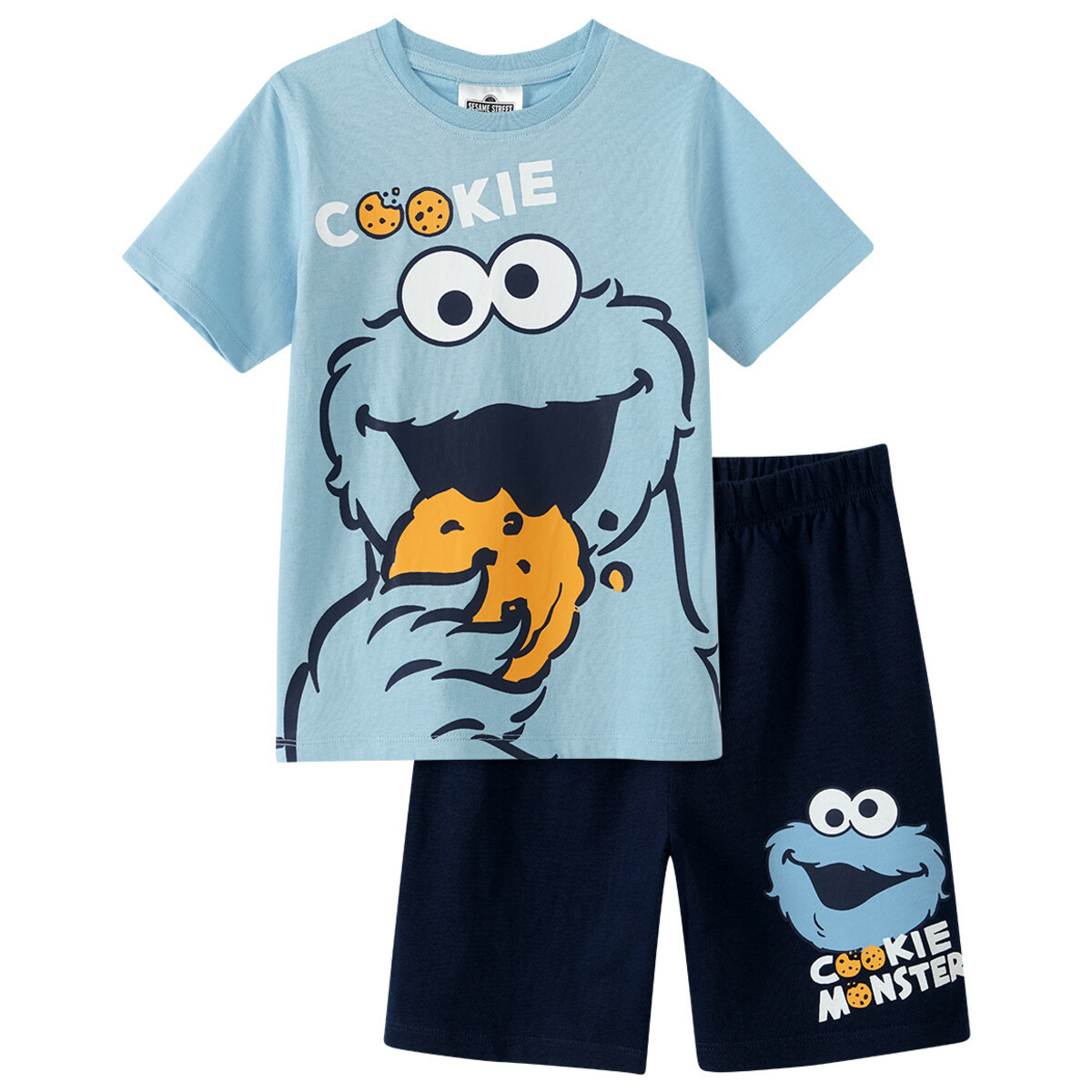 Bild 1 von Sesamstraße Shorty mit Print HELLBLAU