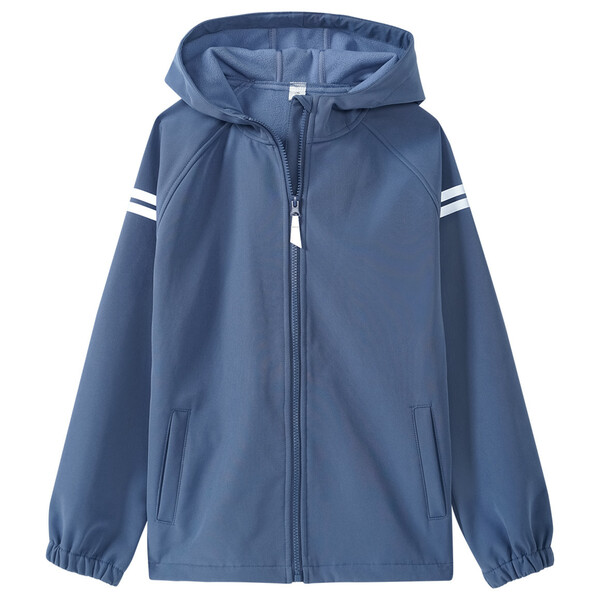 Bild 1 von Kinder Softshelljacke mit Kapuze BLAU