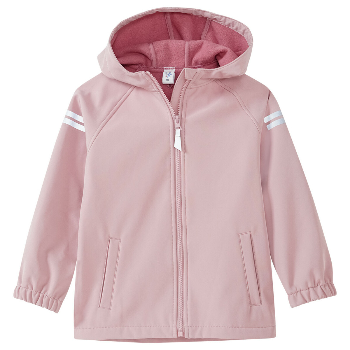 Bild 1 von Mädchen Softshelljacke mit Kapuze ROSA