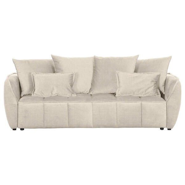 Bild 1 von Carryhome Schlafsofa, Beige, Textil, 2-Sitzer, Füllung: Schaumstoff, 250x70x118 cm, Liegefunktion, Schlafen auf Sitzhöhe, Rücken echt, Kinder- & Jugendzimmer, Jugendmöbel, Jugendsofas