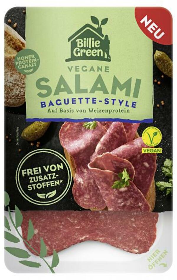 Bild 1 von Billie Green vegane Salami Baguette Style