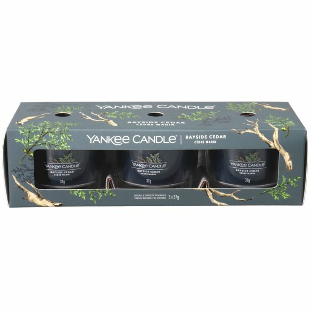 Bild 1 von Yankee Candle Duftkerzen Bayside Cedar, 3er Pack