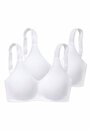 Bild 1 von Petite fleur Soft-BH (Packung, 2 Stück) ohne Bügel, aus weicher Baumwolle, Basic Dessous, Weiß