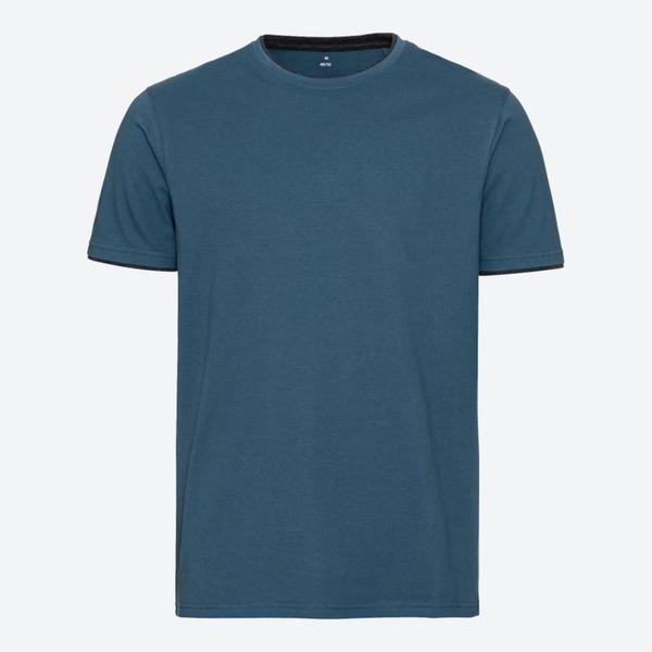 Bild 1 von Herren-T-Shirt aus reiner Baumwolle