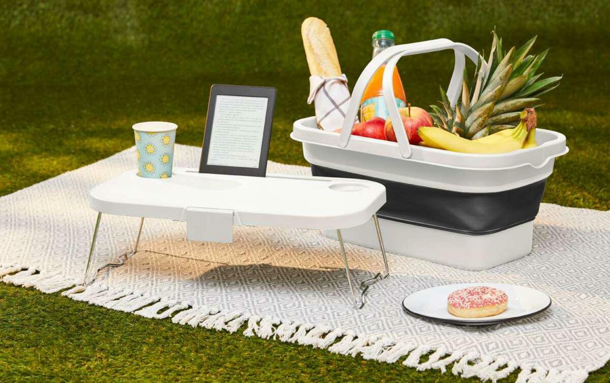 Bild 1 von Faltbarer Korb mit Tablett