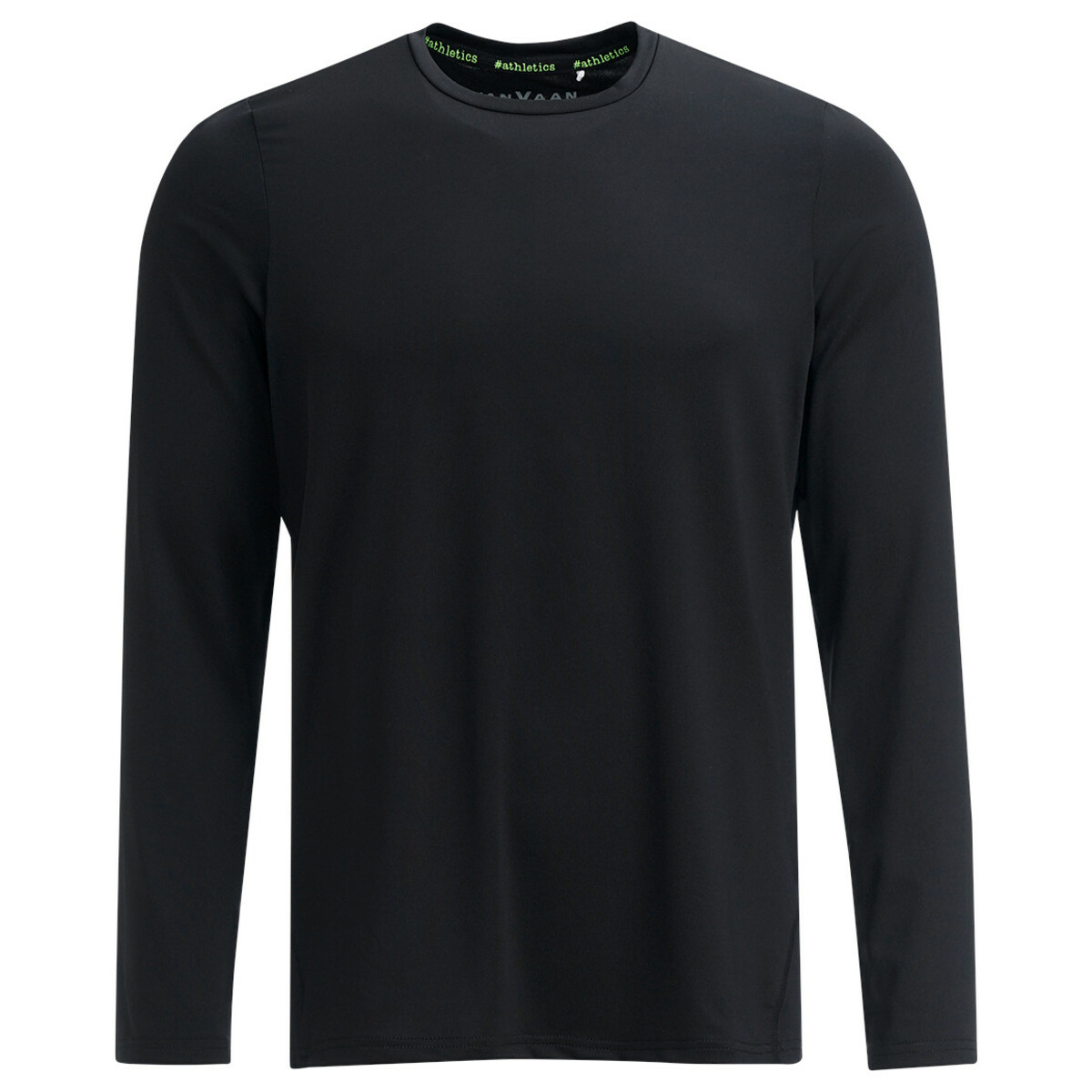 Bild 1 von Herren Sport-Langarmshirt im Basic-Look SCHWARZ