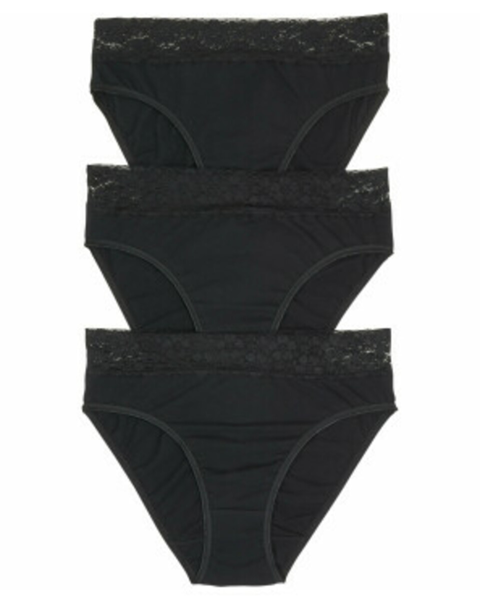 Bild 1 von Schwarze Slips
       
      3er-Pack, Janina, verschiedene Designs
     
      schwarz
