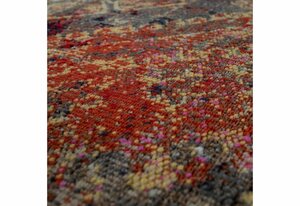 Teppich Artigo 432, Paco Home, rund, Höhe: 4 mm, Kurzflor, Orient-Optik, Vintage Design, In- und Outdoor geeignet, Rot