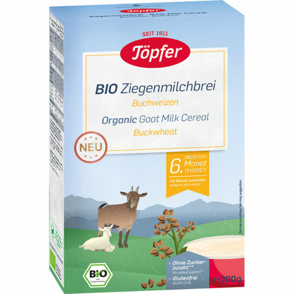 Bild 1 von Töpfer BIO Ziegenmilchbrei Buchweizen