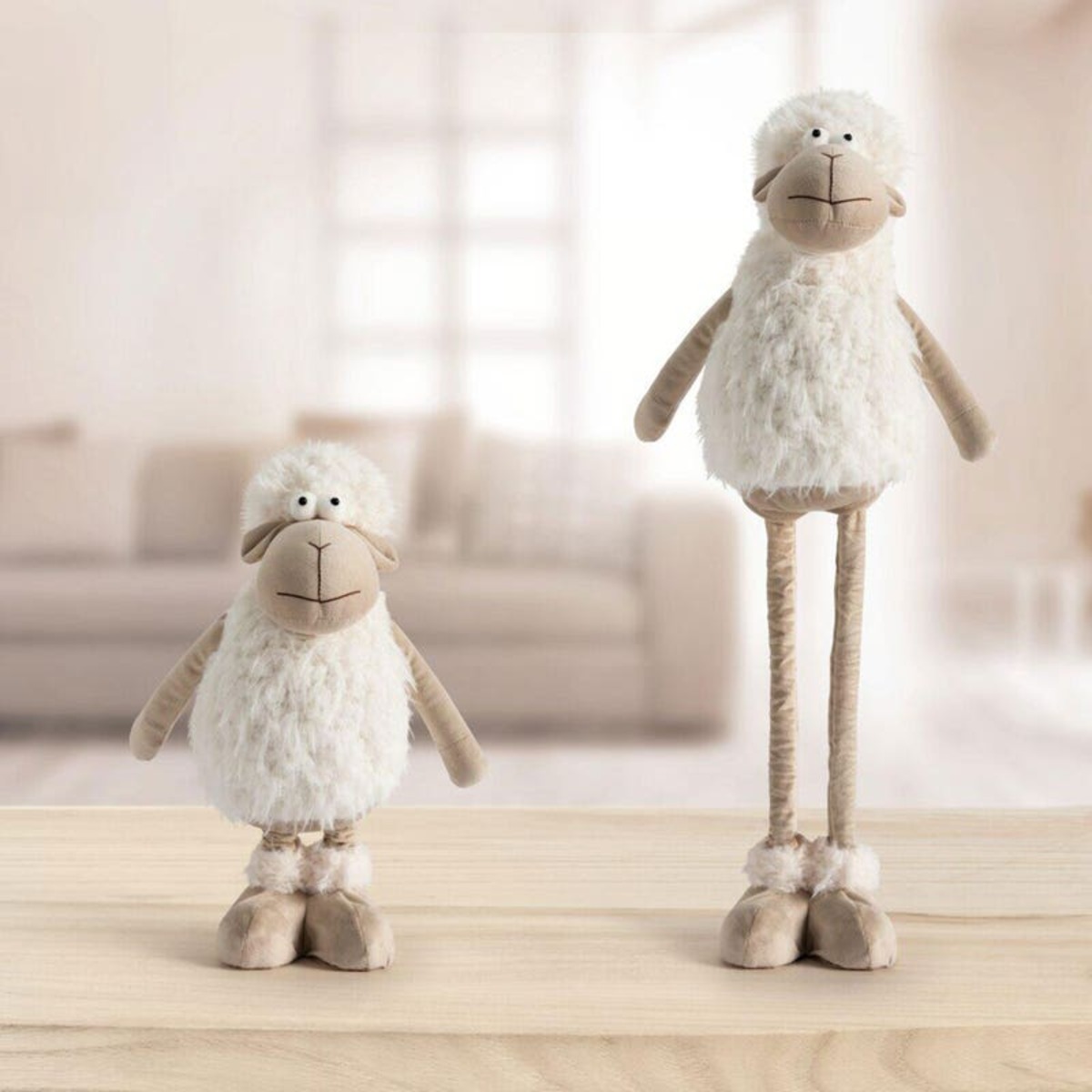 Bild 1 von Deko-Schaf mit Teleskop-Beinen, ca. 22x14x65cm