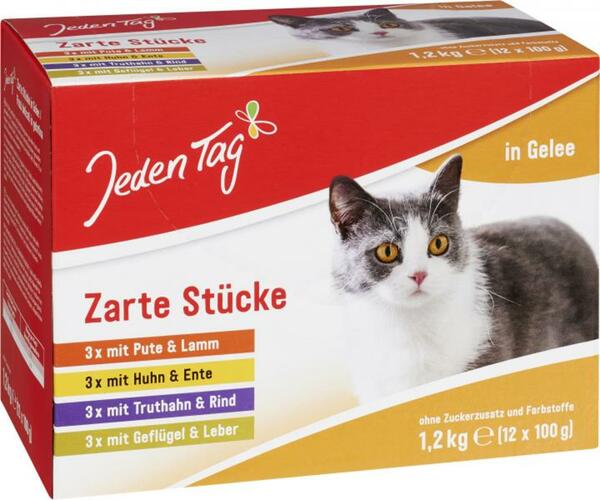 Bild 1 von Jeden Tag Katze Zarte Stücke in Gelee Multipack