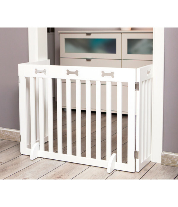 Bild 3 von Trixie Absperrgitter weiß, ca. B82-124/H61 cm