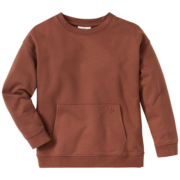 Bild 1 von Kinder Sweatshirt mit Kängurutasche ROSTBRAUN