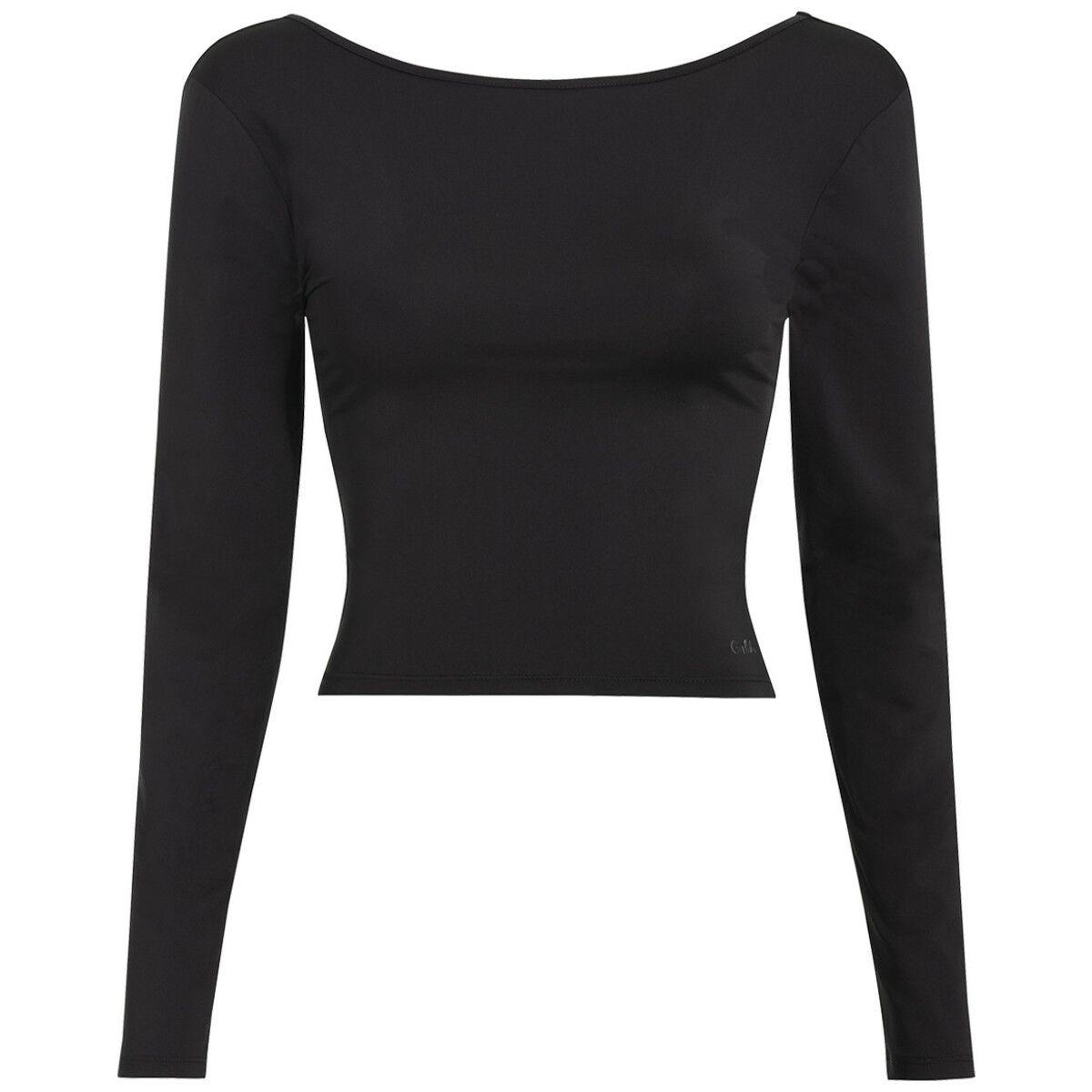 Bild 1 von Damen Sport-Langarmshirt in Unifarben SCHWARZ