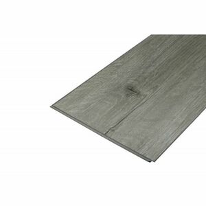 Hochbeständiger SPC-Vinyl-Bodenbelag mit Clips, graue Eiche, 1,95 m² (Nutzschicht 0,5 mm) - Farbe - Graue Eiche, Deckfläche in m² - 1,95 - Chźne gris