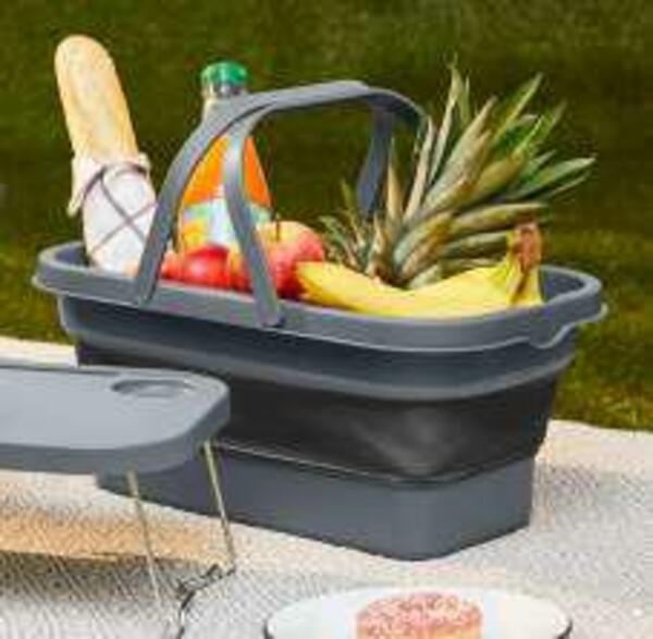 Bild 2 von Faltbarer Korb mit Tablett