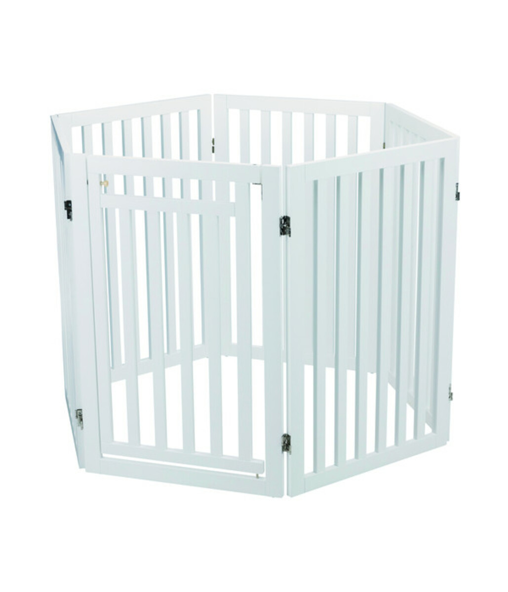 Bild 4 von Trixie Absperrgitter mit Tür, 4-teilig, ca. B60-160/H81 cm