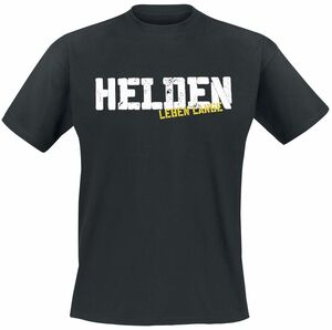 Böhse Onkelz T-Shirt - Helden leben lange - S bis 3XL - für Männer - Größe 3XL - schwarz  - Lizenziertes Merchandise!
