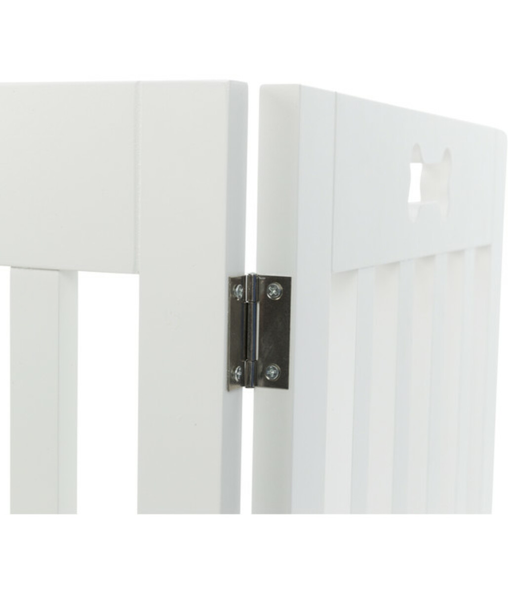 Bild 2 von Trixie Absperrgitter weiß, ca. B82-124/H61 cm