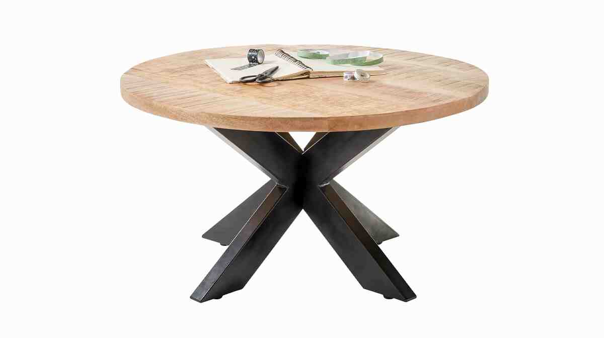 Bild 1 von Couchtisch Massivholz Mango 80 x 80 cm rund - ACE