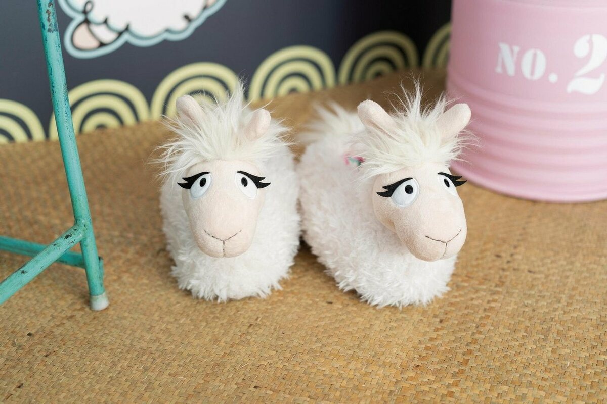 Bild 1 von Nici Plüsch Hausschuhe, Beige