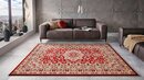 Bild 1 von Teppich Parun Täbriz, NOURISTAN, rechteckig, Höhe: 9 mm, Kurzflor, Orient, Teppich, Vintage, Esszimmer, Wohnzimmer, Flur, Rot