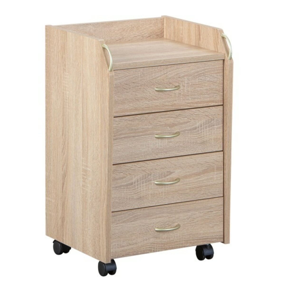 Bild 1 von Rollcontainer Novi 36x65x40 cm Sonoma-Eiche Dekor