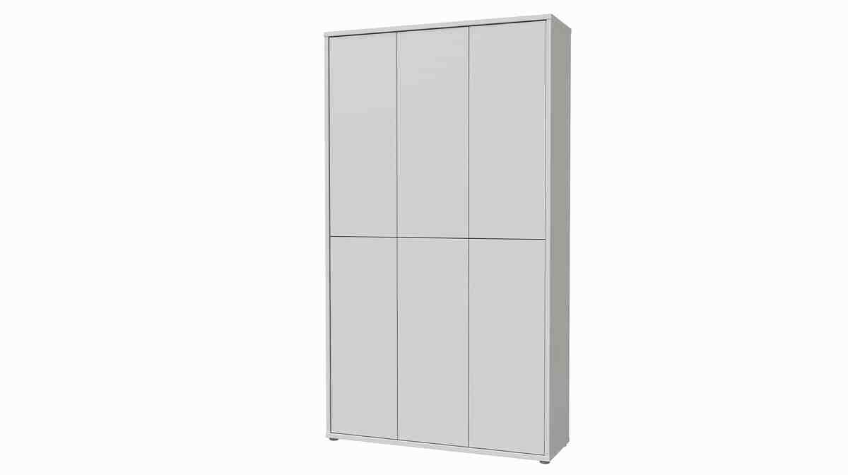 Bild 1 von Schuhschrank hellgrau 109 x 192 cm 6-türig - ALICE