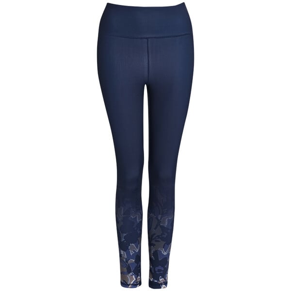 Bild 1 von 7/8 Damen Sport-Leggings mit Print DUNKELBLAU