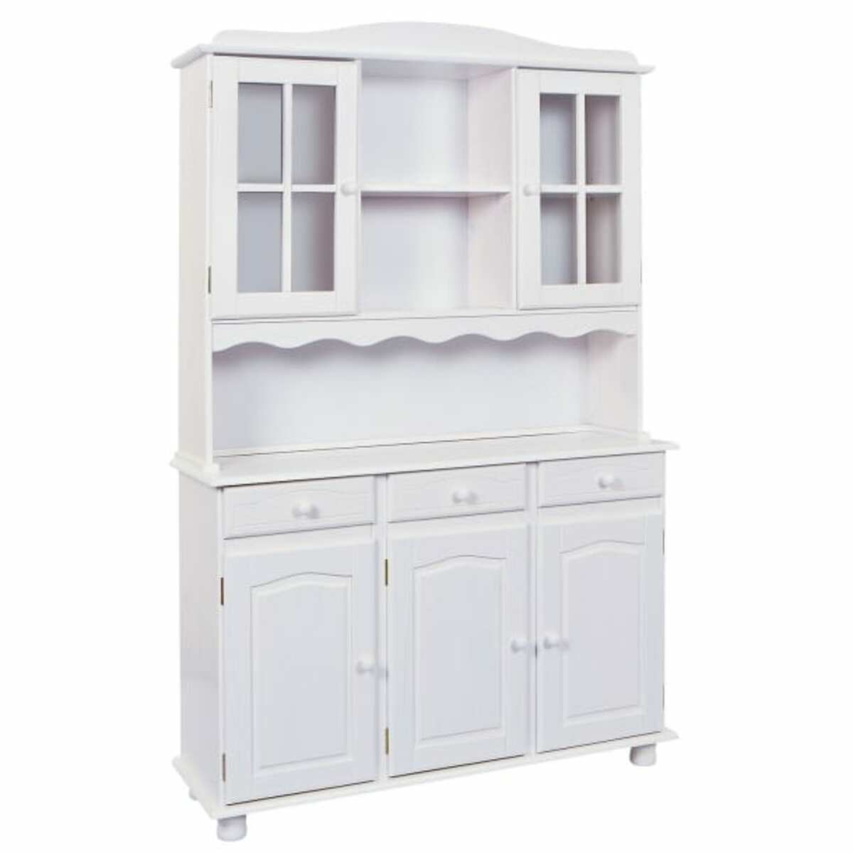 Bild 1 von Buffet Siena Massivholz Kiefer weiß 130x198x43 cm