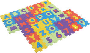 KIDLAND® Puzzlematten »Zahlen und Buchstaben«
