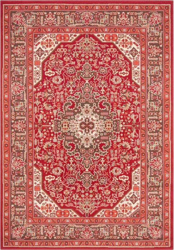 Bild 1 von Teppich Skazar Isfahan, NOURISTAN, rechteckig, Höhe: 9 mm, Kurzflor, Orient, Teppich, Vintage, Esszimmer, Wohnzimmer, Flur, Rot