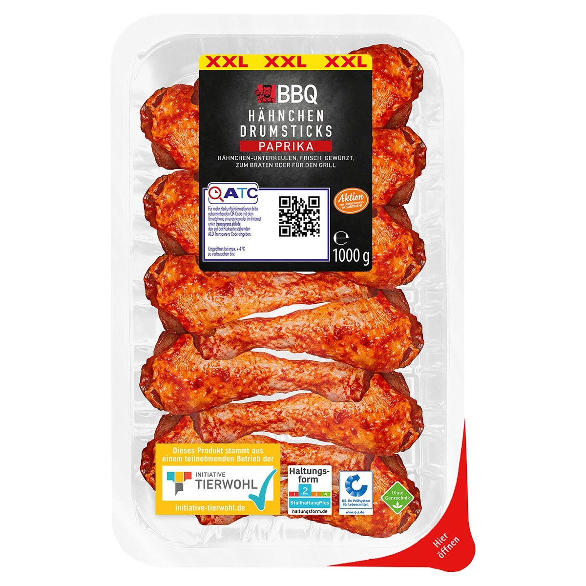 Bild 1 von BBQ Hähnchen-Drumsticks 1 kg