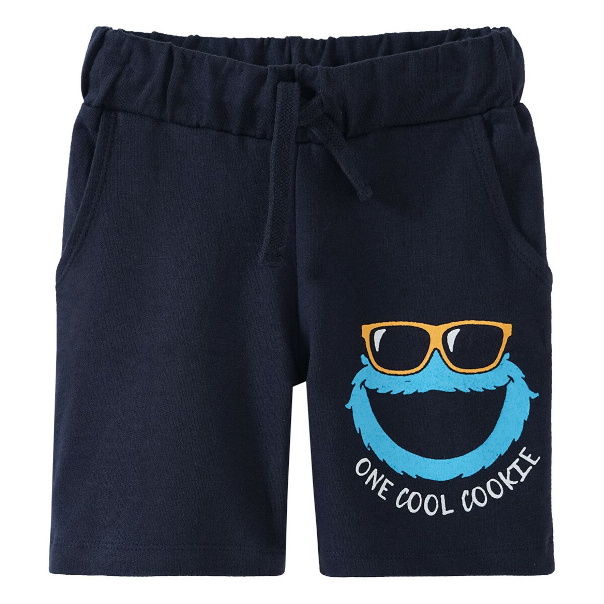 Bild 1 von Sesamstraße Joggingshorts mit Krümelmonster DUNKELBLAU